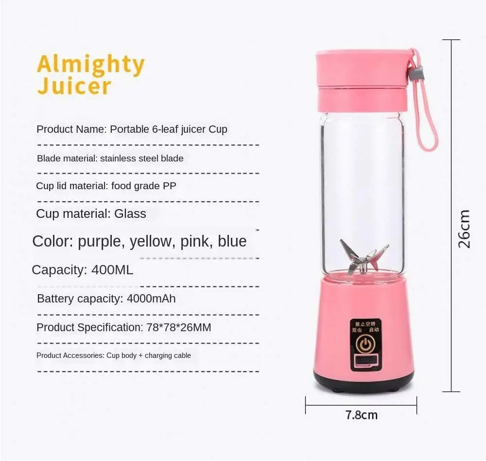 Mini Portable Juice Blender