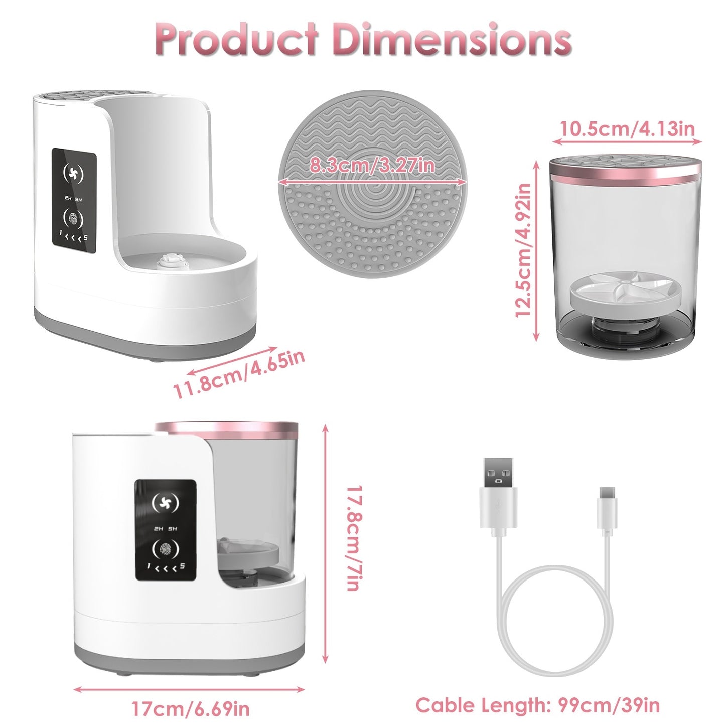 4 In 1 Electric Makeup Brush Cleaner & Dryer